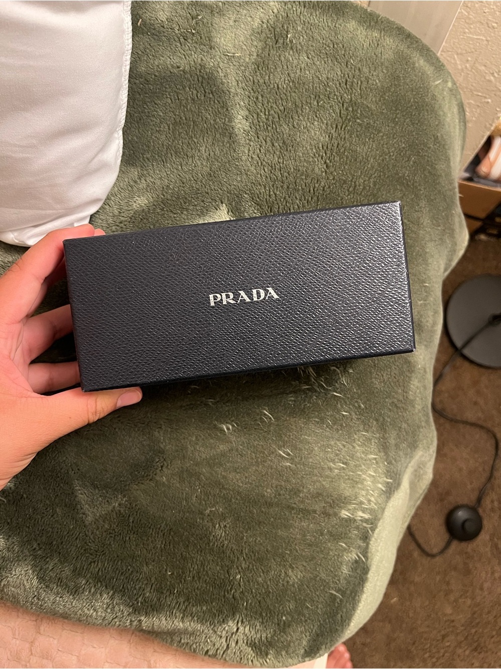 Prada Black Eyewear Box with Silver Logo